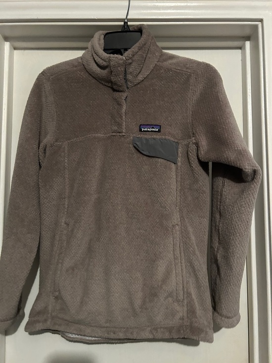 Patagonia Tops - Patagonia Brown Taupe Half-Snap Fleece Pullover